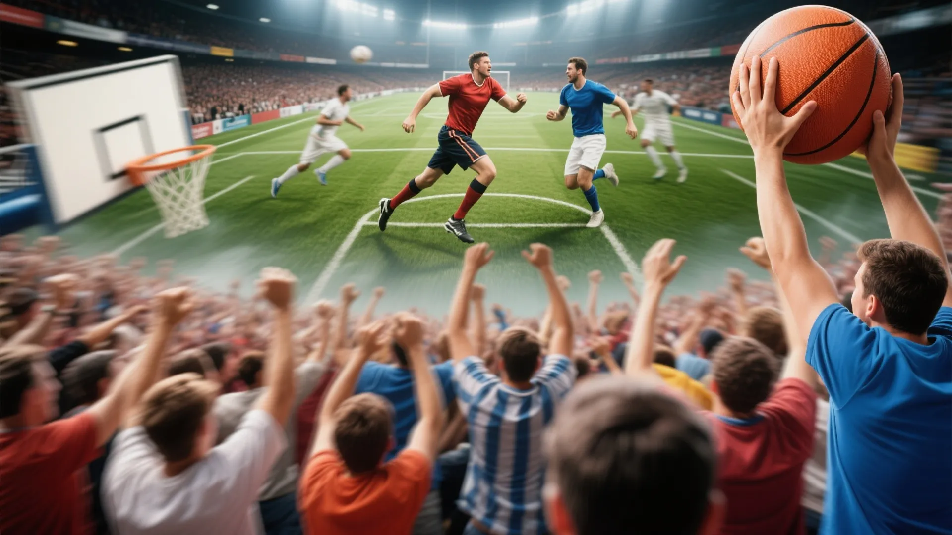 咪咕体育品牌视觉背景