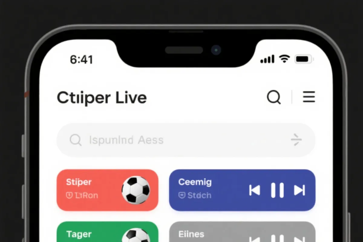 咪咕体育App界面示意图