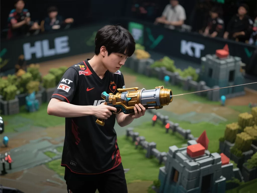 KT vs HLE次局亮点：Bdd小炮经济碾压七千，KT成功追平